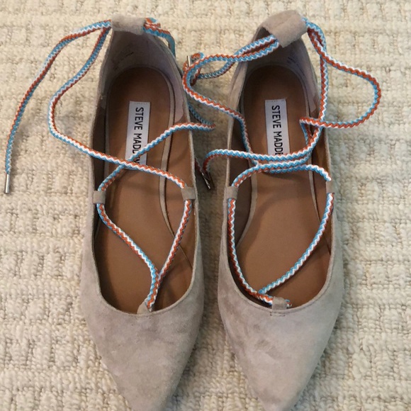 Steve Madden Shoes - STEVE MADDEN tie up flats